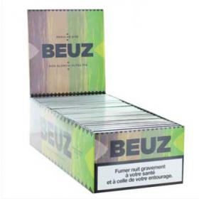 BEUZ - Boite de 25 carnets de feuilles regular marron